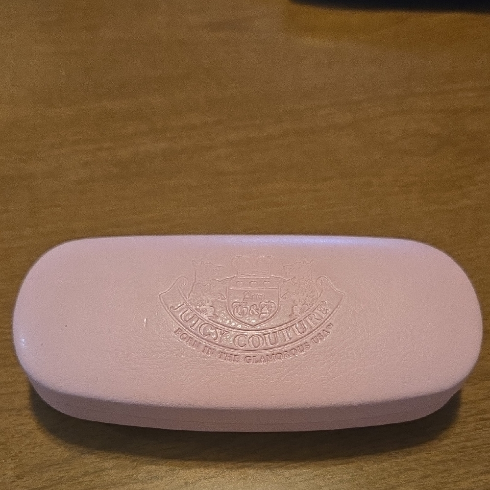 Juicy Couture Light Pink Eyewear Case